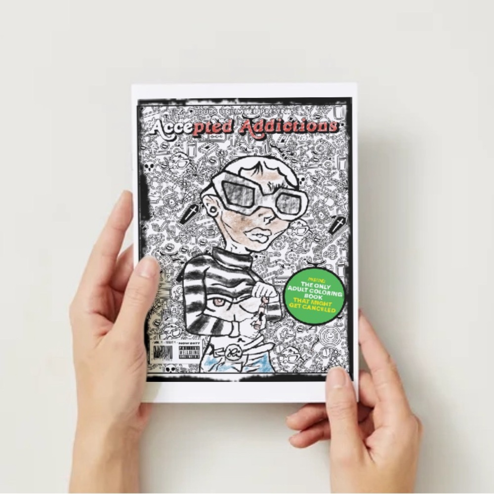 Accepted Addictions Art Coloring Book